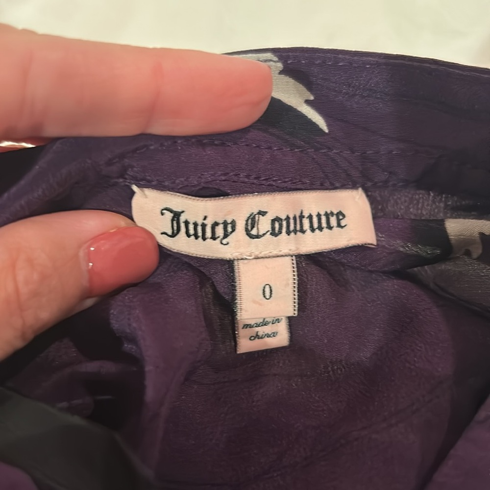 Juicy Couture 0 Feather plum dress - Picture 9 of 9